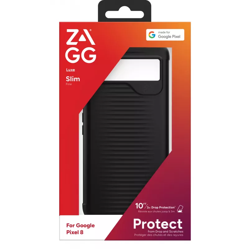 ZAGG Luxe etui na telefon komórkowy 15,8 cm (6,2 cala) Cover Czarny