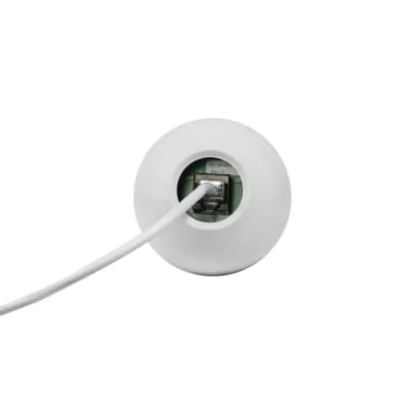 Vaddio EasyIP CeilingMIC D (biały) - wersja Dante, Mikrofon konferencyjny, 0,02%, Przewodowy, Biały, Sufitowy, 4,6 m