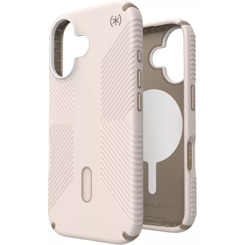 Speck Presidio2 Grip + ClickLock Apple iPhone 16 Bleached Bone - z Microban