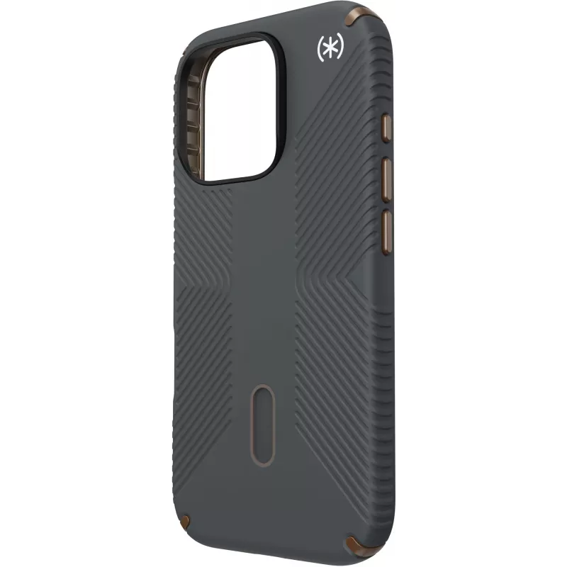 Speck Presidio2 Grip + ClickLock Apple iPhone 16 Pro Szarość węglowa - z Microban