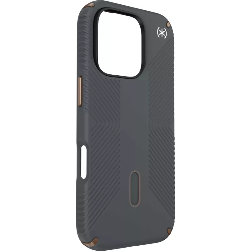 Speck Presidio2 Grip + ClickLock Apple iPhone 16 Pro Szarość węglowa - z Microban