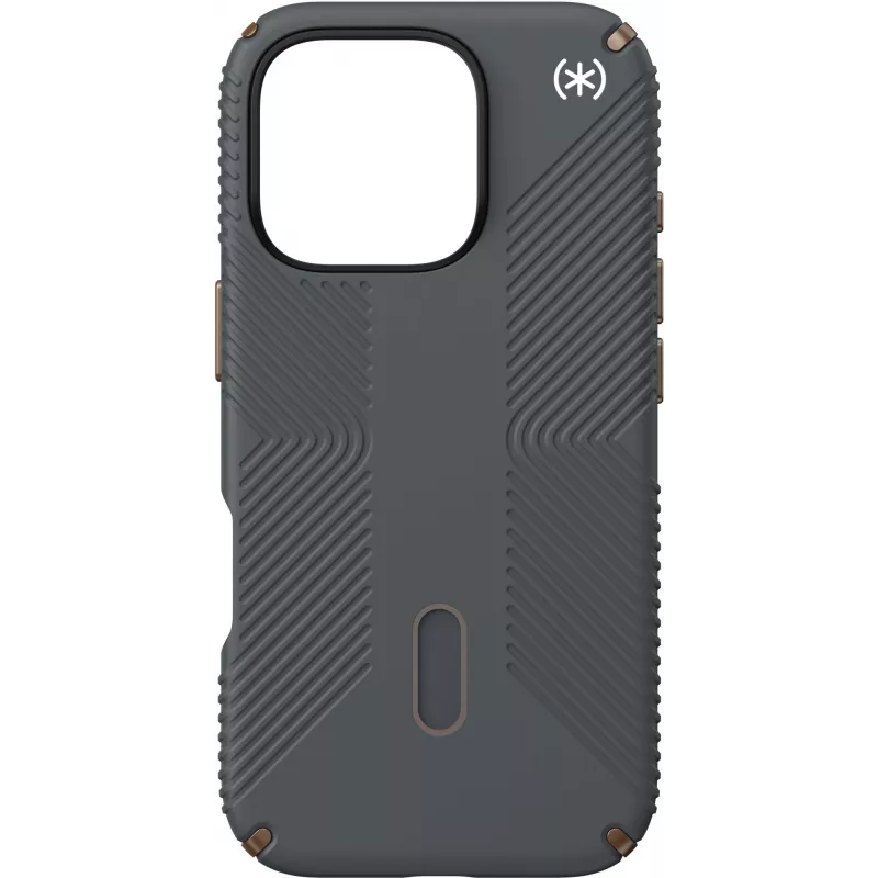 Speck Presidio2 Grip + ClickLock Apple iPhone 16 Pro Szarość węglowa - z Microban