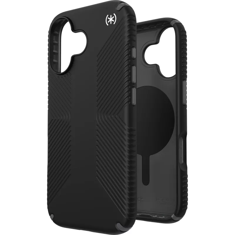 Speck Presidio2 Grip + MS Apple iPhone 17 Czarny - z Microban