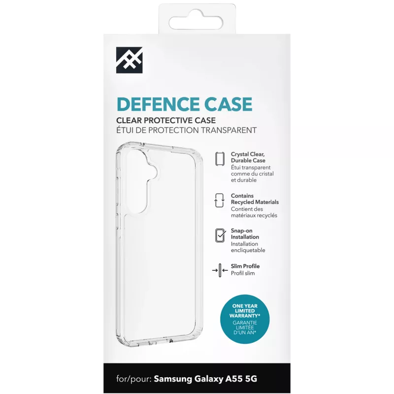 IFROGZ Defence Etui na telefon komórkowy 16,8 cm (6,6 cala) Pokrowiec Przezroczysty