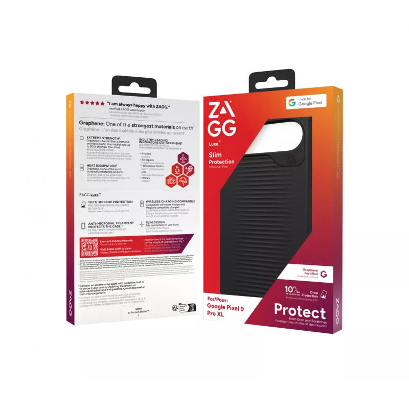 Etui ZAGG Luxe do telefonu komórkowego 17,3 cm (6,8 cala) Pokrowiec Czarny