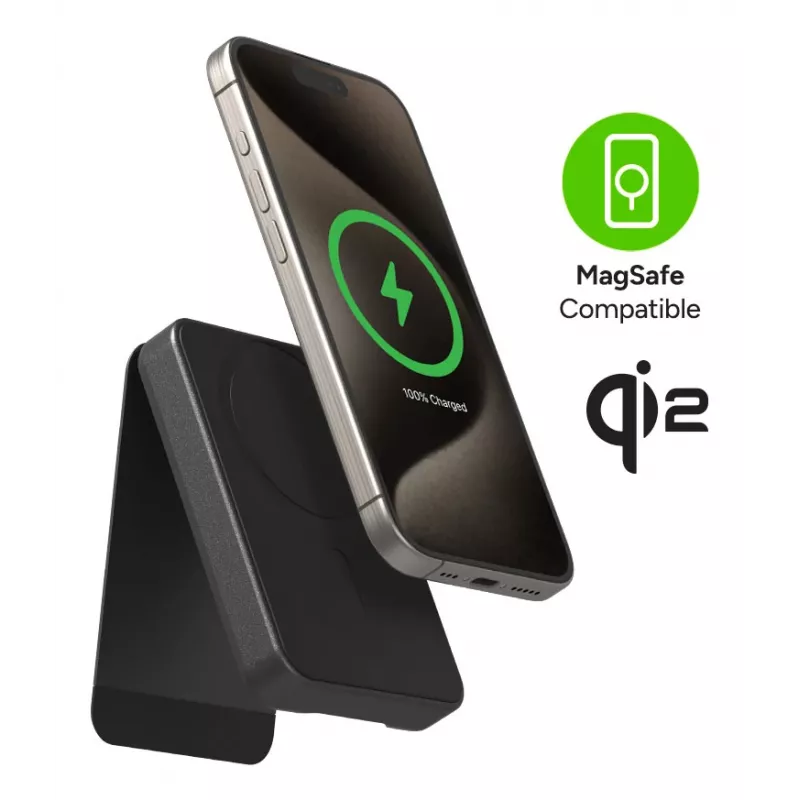mophie Snap+ Powerstation 10000 mAh Ładowanie bezprzewodowe Czarny