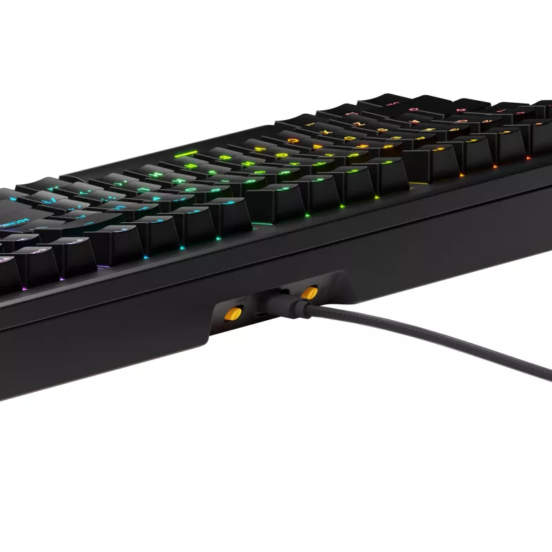 Glorious Gaming GMMK 3 HE 100% Prebuilt Wired Czarny - US, Wired, USB, Mechanical, QWERTY, RGB LED, Czarny