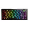 Glorious Gaming GMMK 3 PRO 75% Prebuilt Wireless Czarny - US, przewodowa i bezprzewodowa, USB + RF bezprzewodowo + Bluetooth, mechaniczna, QWERTY, podświetlenie RGB LED, czarna