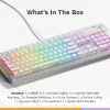 Glorious Gaming GMMK 3 100% Prebuilt Wired biały - US, Wired, USB, Mechanical, QWERTY, RGB LED, biały