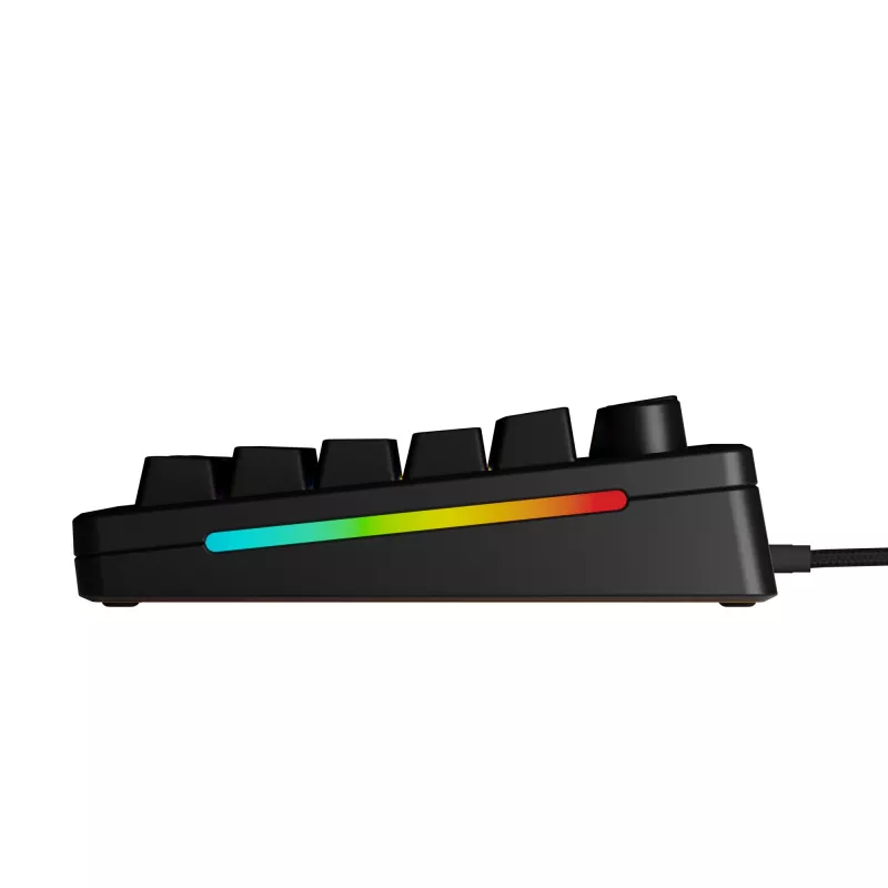 Glorious Gaming GMMK 3 75% Prebuilt Wired Czarny - FR, Przewodowa, USB, Mechaniczna, AZERTY, Podświetlenie RGB LED, Czarna