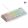 Glorious Gaming GMMK 3 HE 75% Prebuilt Wired biały - FR, przewodowa, USB, mechaniczna, AZERTY, RGB LED, biała