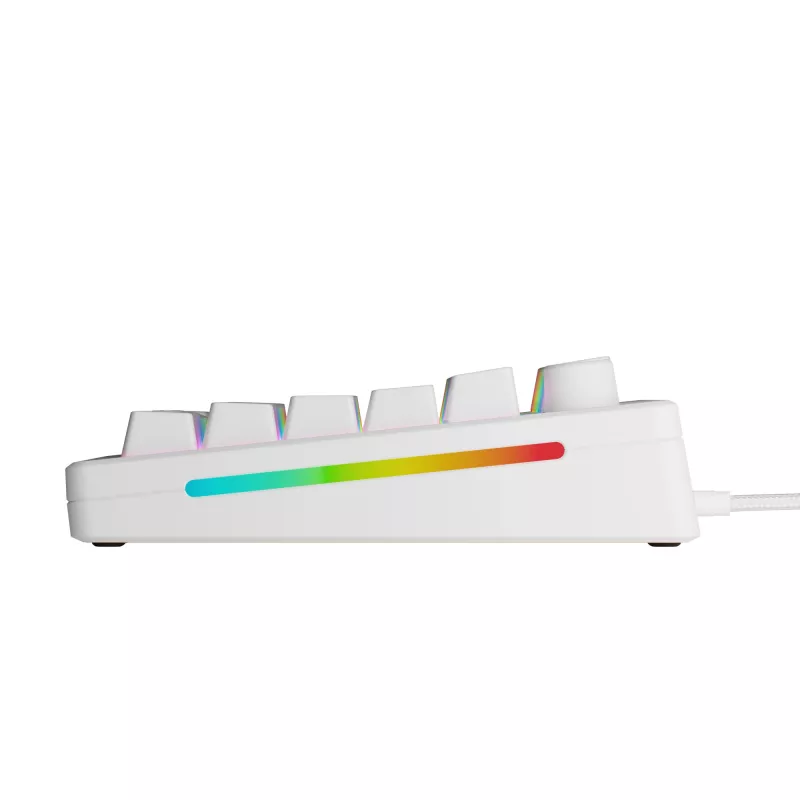 Glorious Gaming GMMK 3 HE 75% Prebuilt Wired biały - FR, przewodowa, USB, mechaniczna, AZERTY, RGB LED, biała