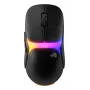 Mysz gamingowa Glorious Gaming Model O3 Wireless - system wymiennych baterii InfinitePlay, polling 8k, przełączniki optyczne o wytrzymałości 130 mln kliknięć, ultra lekka 66 g, sensor optyczny 30 000 DPI, RGB - czarna