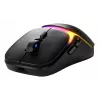 Mysz gamingowa Glorious Gaming Model O3 Wireless - system wymiennych baterii InfinitePlay, polling 8k, przełączniki optyczne o wytrzymałości 130 mln kliknięć, ultra lekka 66 g, sensor optyczny 30 000 DPI, RGB - czarna