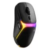 Mysz gamingowa Glorious Gaming Model O3 Wireless - system wymiennych baterii InfinitePlay, polling 8k, przełączniki optyczne o wytrzymałości 130 mln kliknięć, ultra lekka 66 g, sensor optyczny 30 000 DPI, RGB - czarna