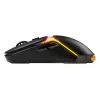 Mysz gamingowa Glorious Gaming Model O3 Wireless - system wymiennych baterii InfinitePlay, polling 8k, przełączniki optyczne o wytrzymałości 130 mln kliknięć, ultra lekka 66 g, sensor optyczny 30 000 DPI, RGB - czarna