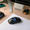 Mysz gamingowa Glorious Gaming Model O3 Wireless - system wymiennych baterii InfinitePlay, polling 8k, przełączniki optyczne o wytrzymałości 130 mln kliknięć, ultra lekka 66 g, sensor optyczny 30 000 DPI, RGB - czarna