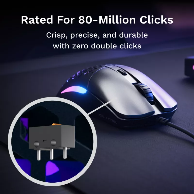 Mysz Glorious Gaming Model O Eternal praworęczna USB Typu-A Optyczna 12000 DPI