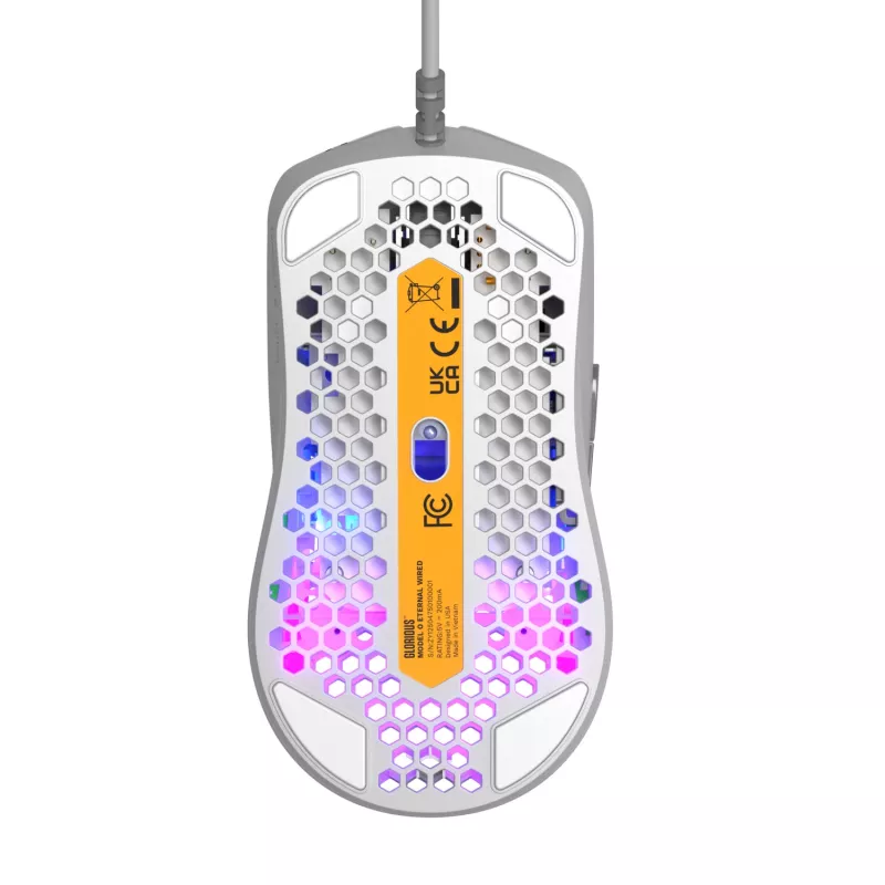 Mysz Glorious Gaming Model O Eternal praworęczna USB Typ-A Optyczna 12000 DPI