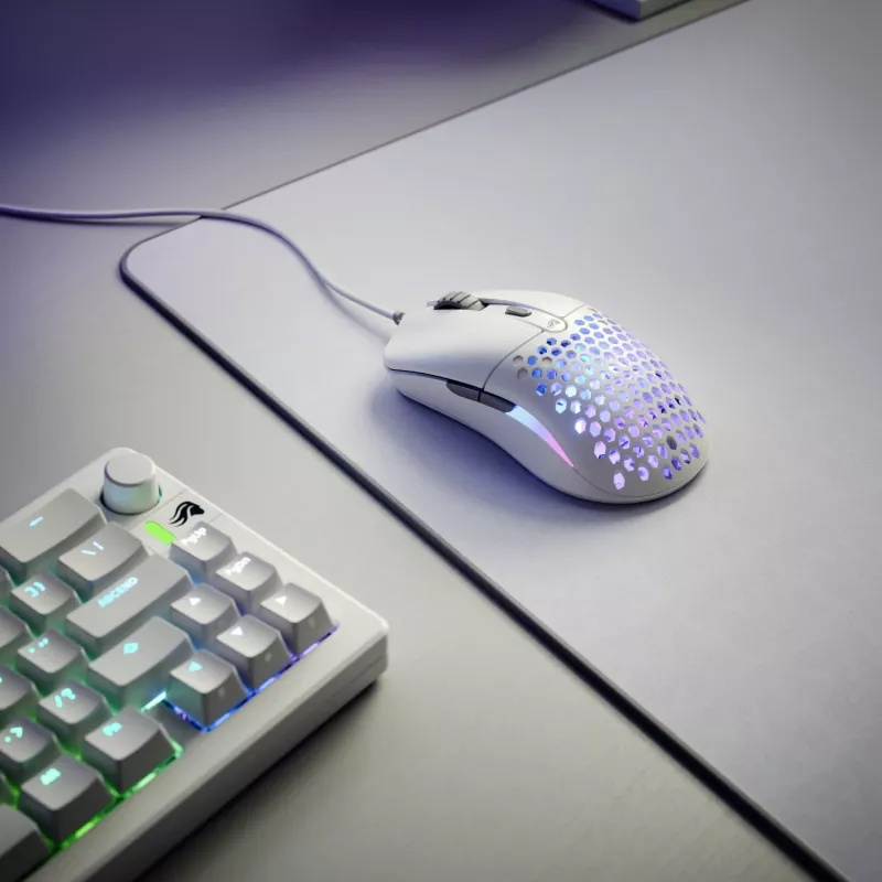 Mysz Glorious Gaming Model O Eternal praworęczna USB Typ-A Optyczna 12000 DPI