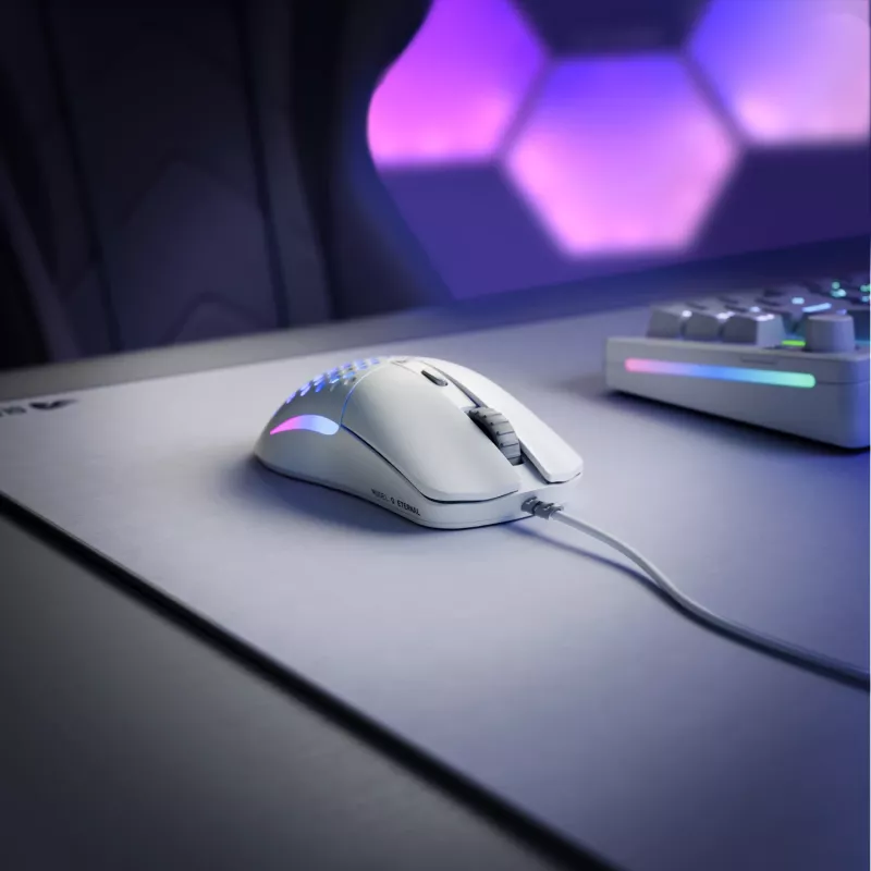 Mysz Glorious Gaming Model O Eternal praworęczna USB Typ-A Optyczna 12000 DPI