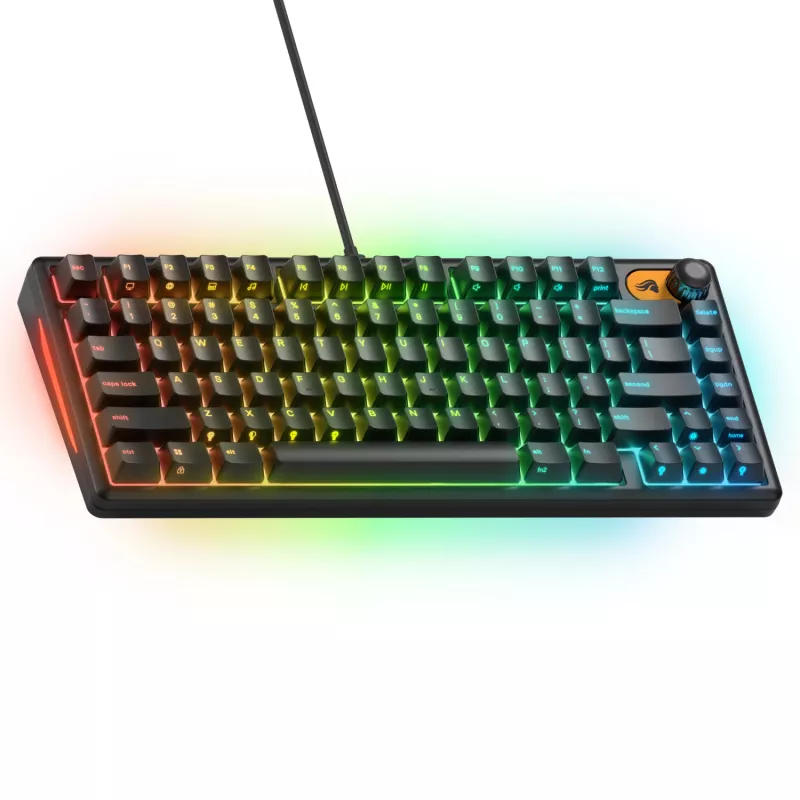 Klawiatura Glorious Gaming GMBK 75% USB QWERTY US English Czarna
