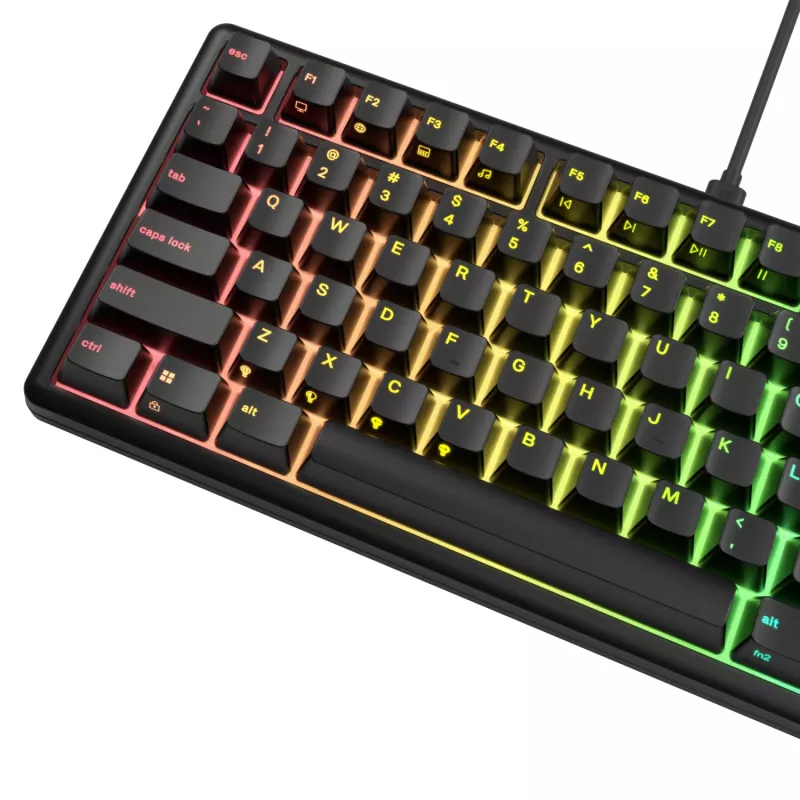Klawiatura Glorious Gaming GMBK 75% USB QWERTY US English Czarna