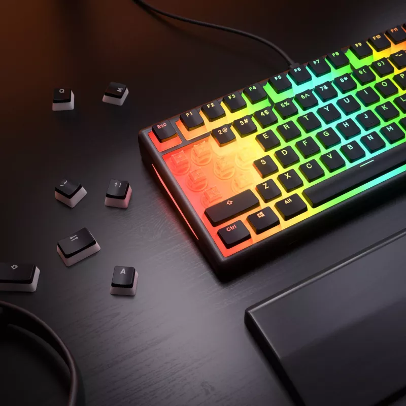 Klawiatura Glorious Gaming GMBK 75% USB QWERTY US English Czarna