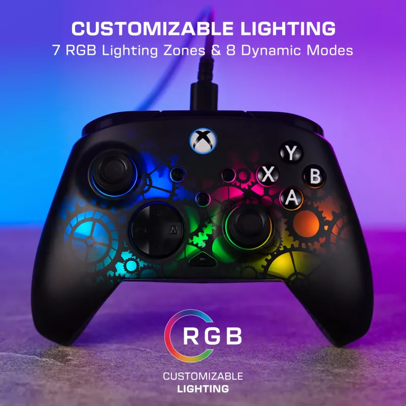 Gamepad Turtle Beach Afterglow Ignite Wired RGB kontroler konfigurowalne podświetlenie RGB programowalne przyciski