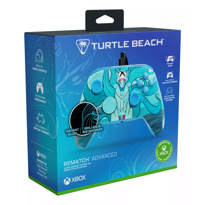 Gamepad Turtle Beach Rematch Advanced Wired 2025 USB Wielokolorowy Xbox One Xbox One S Xbox One X