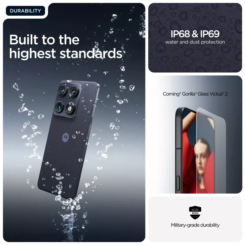 Smartfon Motorola Signature 8 Gen 5, 6,78 cala OLED 2780×1264, 16 GB RAM, 512 GB, 50+50 MP, Dual SIM, Android 16, 5200 mAh, Ciemnoniebieski