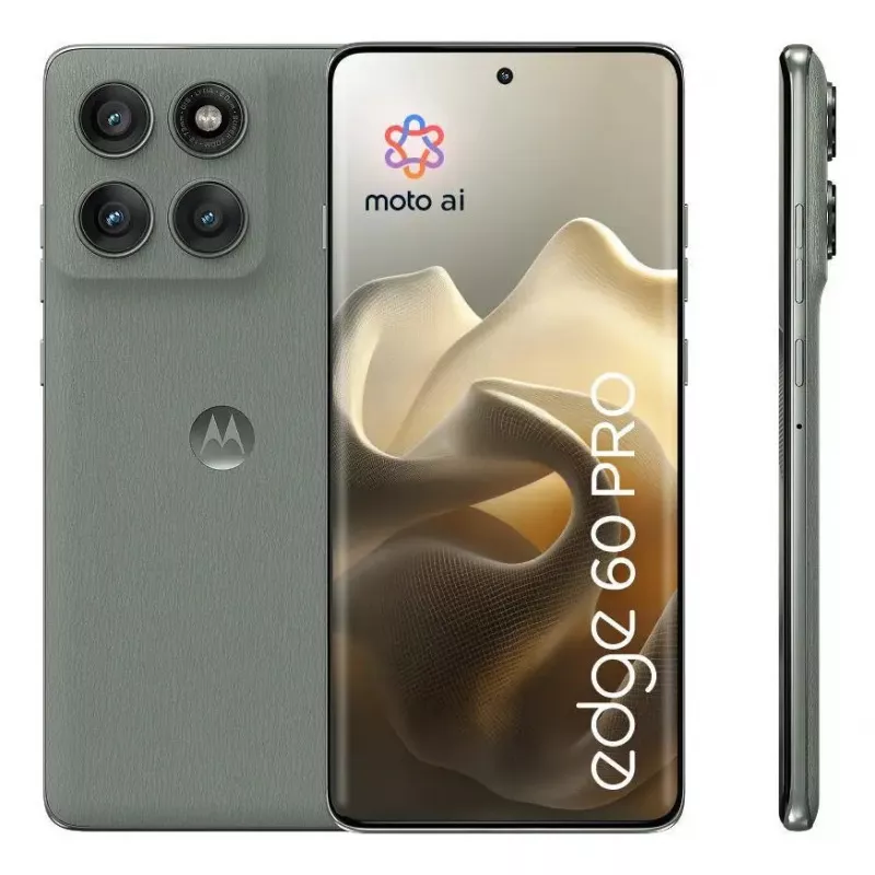 Motorola edge 60 pro PB7X0090DE 16.9 cm (6.67 cala) Dual SIM Android 15 5G USB Type-C 8 GB 256 GB 6000 mAh Szary