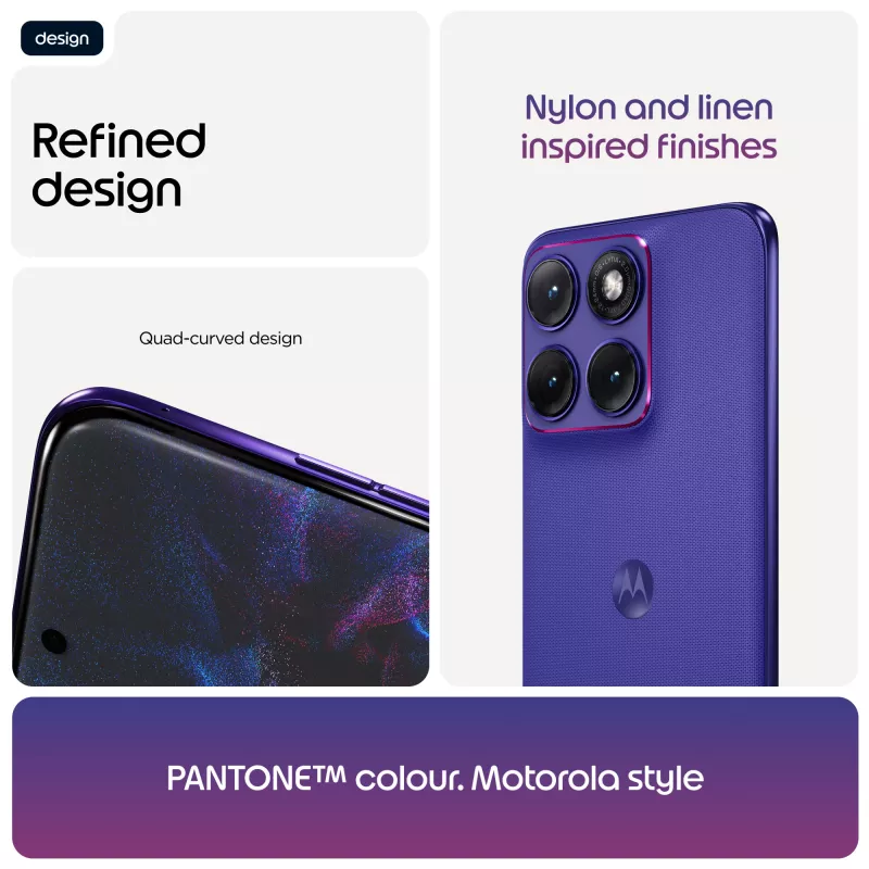 Motorola edge 70 fusion 17.2 cm (6.78 inch) Dual SIM Android 16.0 5G USB Type-C 12 GB 256 GB 7000 mAh Violet