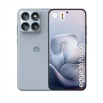 Smartfon Motorola edge 70 fusion — 6,78 cala (17,2 cm) OLED, Snapdragon 7s Gen 3, 12 GB RAM, 256 GB, Dual SIM, 7000 mAh, jasnoniebieski