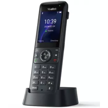 Telefon IP Yealink AX83H Czarny z wyświetlaczem TFT i Wi‑Fi