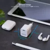 TooQ GAN USB-C/PD Ładowarka sieciowa 30 W, biała, do użytku wewnętrznego, AC, biała
