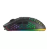 Mars Gaming MMW3, Bezprzewodowa mysz gamingowa, RGB Flow, Ultralekka 79 g, 3200 DPI, Czarna