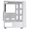 Mars Gaming MC-ART biały ATX obudowa gamingowa PC podwójnie rysowalna szkło hartowane ARGB 12 trybów wentylator 12 cm