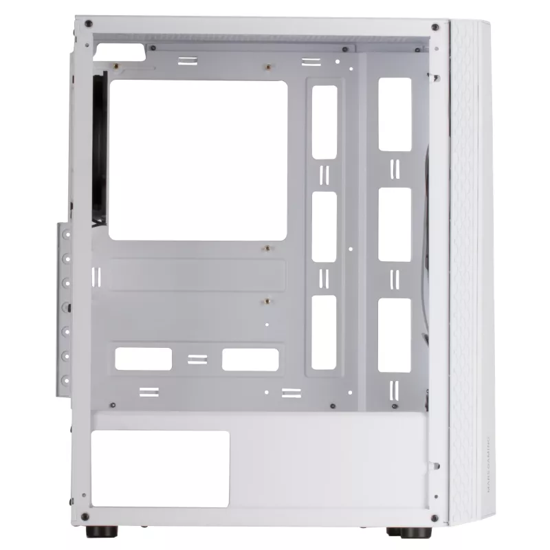 Mars Gaming MC-ART biały ATX obudowa gamingowa PC podwójnie rysowalna szkło hartowane ARGB 12 trybów wentylator 12 cm