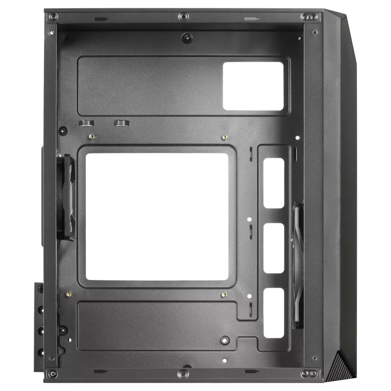 Mars Gaming MC-S1 Czarna Kompaktowa Obudowa Gamingowa Micro-ATX Oświetlenie ARGB 12 Trybów Wentylator FRGB Pełne Okno Boczne