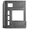 Mars Gaming MC-S1 Czarna Kompaktowa Obudowa Gamingowa Micro-ATX Oświetlenie ARGB 12 Trybów Wentylator FRGB Pełne Okno Boczne