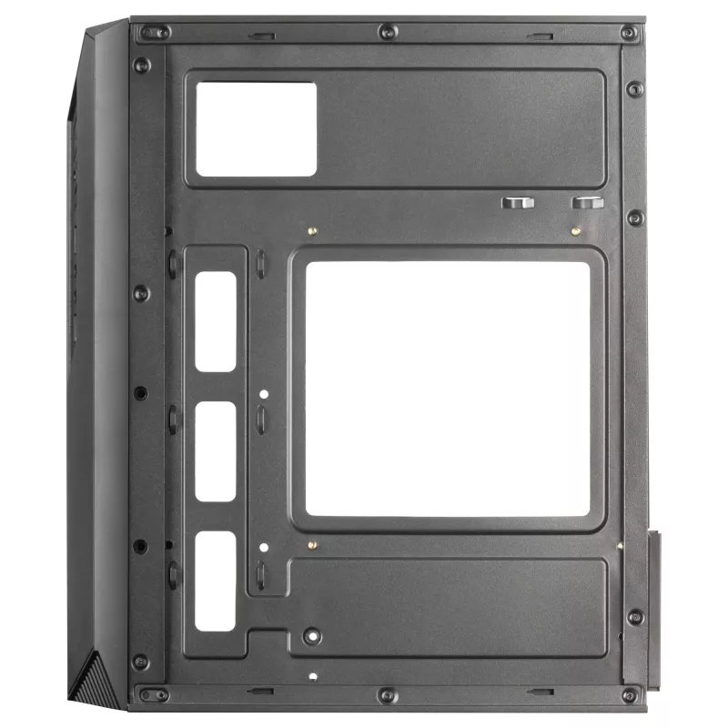 Mars Gaming MC-S1 Czarna Kompaktowa Obudowa Gamingowa Micro-ATX Oświetlenie ARGB 12 Trybów Wentylator FRGB Pełne Okno Boczne