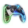 Mars Gaming MGP-24 Bezprzewodowy Gamepad 2.4GPRO Neon RGB Podwójna Wibracja Haptyczna Analogowe Drążki Kontroler dla PC PS3 PS4 XBOX360 Raspberry Pi Mac Android