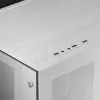 Mars Gaming MCV3 biały Custom XXL E-ATX Gaming Tower Front and Side Tempered Glass Window Dual Chamber Modular Frame