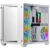 Mars Gaming MCV3 biały Custom XXL E-ATX Gaming Tower Front and Side Tempered Glass Window Dual Chamber Modular Frame