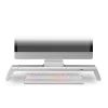 Mars Gaming MGS-ONE Biały Chroma RGB Stojak pod monitor Regulowany rozmiar Uchwyt na smartfon i tablet Przedni port USB 2.0