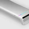 Mars Gaming MGS-ONE Biały Chroma RGB Stojak pod monitor Regulowany rozmiar Uchwyt na smartfon i tablet Przedni port USB 2.0
