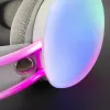 Mars Gaming MH-GLOW biały 360° Full Chroma RGB Flow Headset Noise Cancelling Microphone Ultra-Lightweight Design Memory-Foam Earpads Universal Compatibility