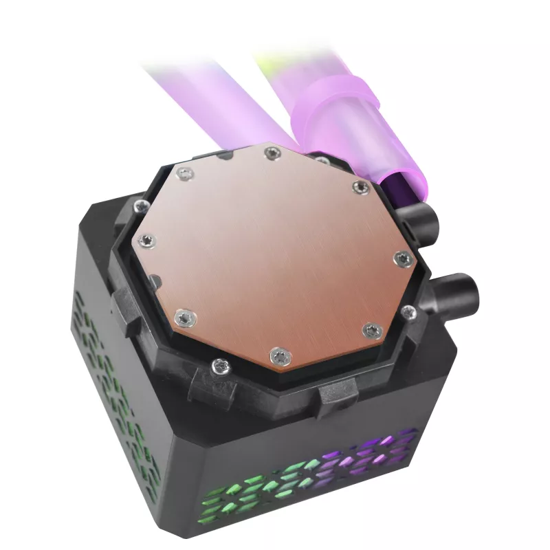 Mars Gaming ML-ULTRA360 Czarny Chłodzenie cieczą CPU TDP 650W Lustro nieskończoności 3 ciche wentylatory FDB ARGB Rurki ARGB Uniwersalny wielogniazdowy