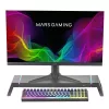 Mars Gaming MGS-ONE Czarny Chroma RGB Podstawka pod monitor regulowany rozmiar Uchwyt na smartfon i tablet Przedni port USB 2.0